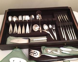 Lunt "Lace Point" Sterling Flatware