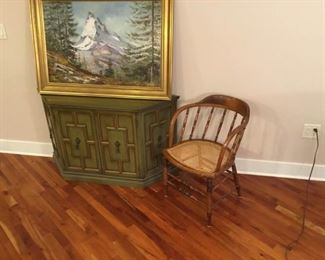 Small Cabinet, Chair, and Painting
