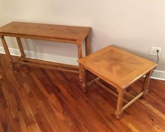 Sofa Table and Side Table