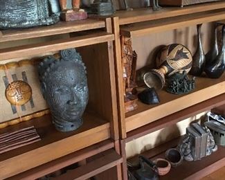 Art Artwork African Art Sculptures Barrister bookcases Bowls Pottery Statutes Studio Pottery Fantoni Italian Pottery