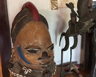 African Head Mask Sculptures