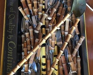 Stainless Flatware Forks Knives Spoons Eating Utensils