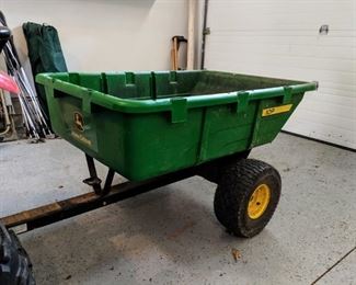John Deere poly wagon utility cart 