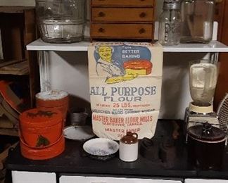 SAMPLER DRESSER, FLOUR SHACK