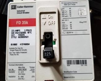 Cutler Hammer Industrial Breaker FD35k