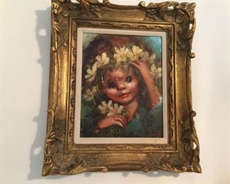 Girl with Daisies by Kirsell