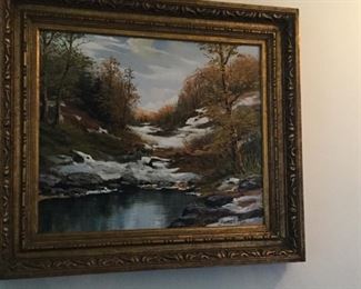 Winter's last Days oil by Fiora Cozzi