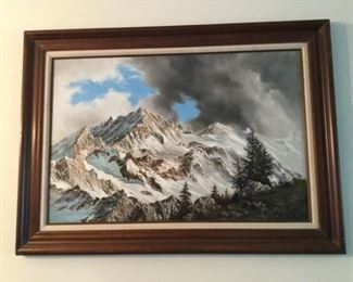 Stormy Mountain oil by Tryon