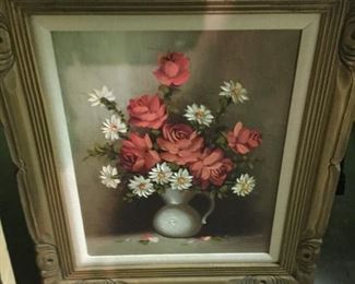 Floral Still Life Oil 