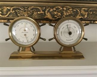 Airguide Ships Wheel Barometer