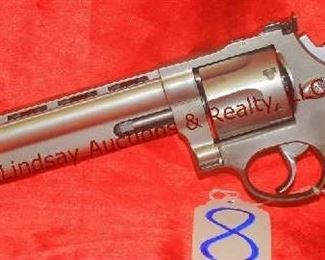 TAURUS M44 44 REVOLVER 8 1/2", STAINLESS, PORTED