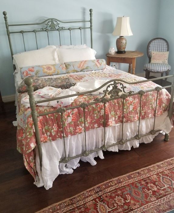 New iron bed from the Sundance catalog, beautiful bedding sets