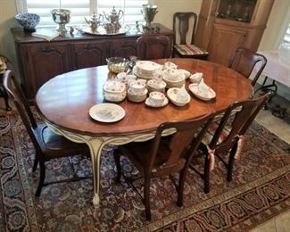French Provincial table ( chairs sold separately)