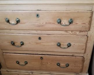 antique washed pine chest