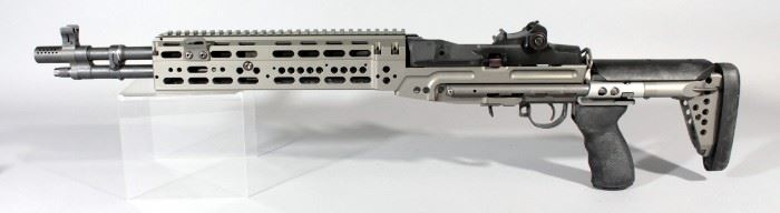 Springfield Armory M1A .308 Cal Rifle SN# 201109 Mounted In A SAGE International EBR Chassis Stock,With Extra Rails And Tools