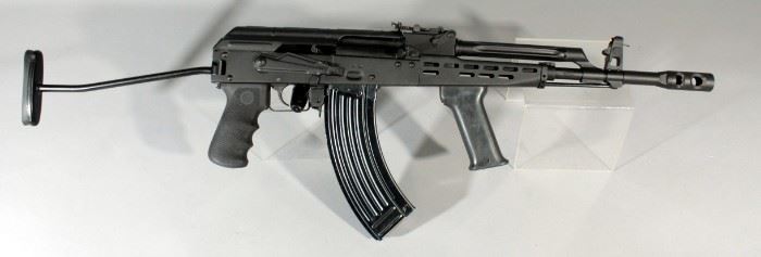 FEG A&D Model 65 7.62x39mm Rifle SN# EF8426H, With Extra Foregrip And Magazine