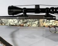 Savage Model Axis 30-06 SPRG Bolt Action Rifle SN# J801867, With Bushnell 3-9 Scope, Camo Stock And Sling