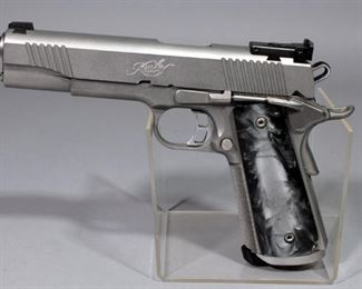 Kimber Team Match II .45 ACP Pistol SN# K108761, With 2 Extra Mags, Extra Grips And Paperwork, In Hard Case