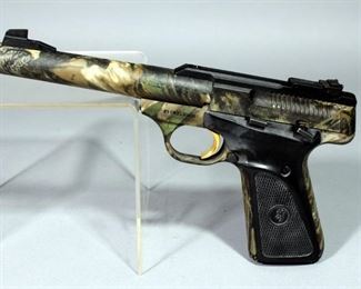 Browning Buckmark .22LR Pistol SN# 515MZ13092, Camo, With Paperwork, In Hard Case