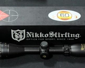 Nikko Stirling Gameking 3.5-10 x 44 AO IR Plex Scope With Manual In Box