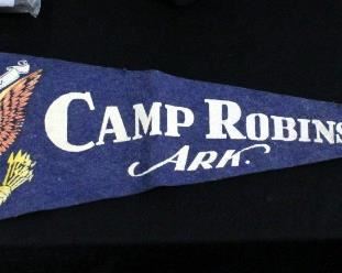 Military Collection Includes POW/MIA Flag, Coast Guard Flag, WWII Souvenir Silk, Camp Robinson Pendant, Ft Leonard Wood And Camp Hale Photos And More