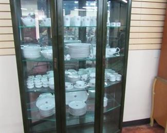 Oriental style china cabinet by Thomasvill furniture company