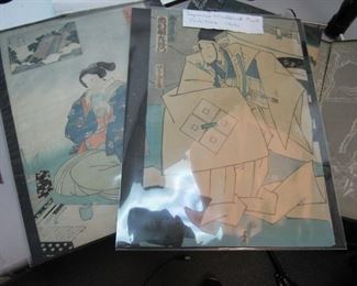 Japanese 19th C. Woodblock Prints