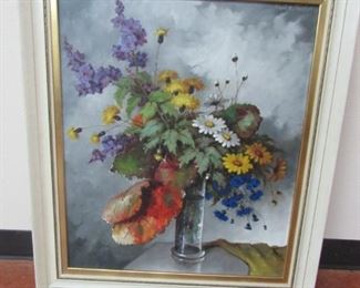 Carl Hoger Fischer Still Life Oil on canvas