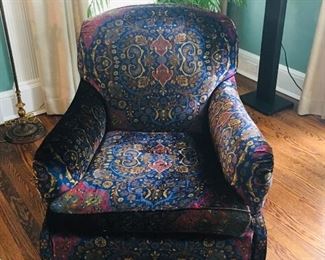 Ralph Lauren Lounge Chair, there are 2 of these! Velvet, Custom Upholstered..