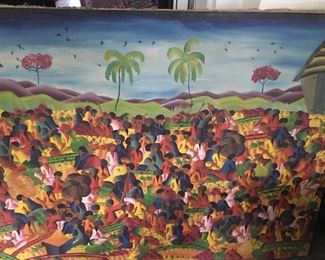 Haitian Oil Painting