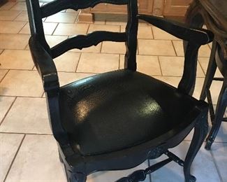Chair, they are black...