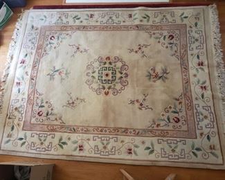 Large plush Persianstyle rug