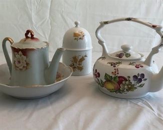 Porcelain Tea Pots More