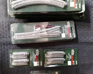 Set of 12 N gauge train tracks