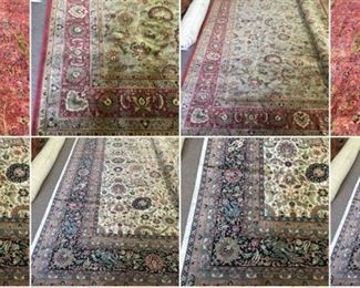 These are Indian  Fine hand knotted Design Rugs, that we are Liquidating at Below of cost, in different sizes, Design and price
Example Liquidating Price: 
4’ X 6’ = from $399
5’ X 8’ = from $599
8’ X 10’ = from $999
We accept  any reasonable offer/ Price 