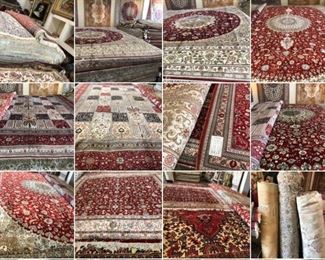 These are Turkish Fine hand knotted Design Silk Rugs, that we are Liquidating at Below of cost, in different sizes, Design and price
Example Liquidating Price: 
4’ X 6’ = from $499
5’ X 8’ = from $999
8’ X 10’ = from $1999 
We accept any Reasonable Offers 