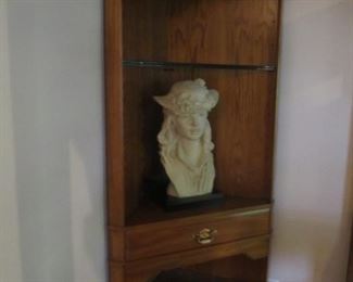 CORNER CABINET AND BUST