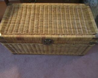 WICKER TRUNK
