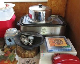 Roaster and household items