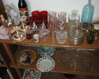 Glassware items