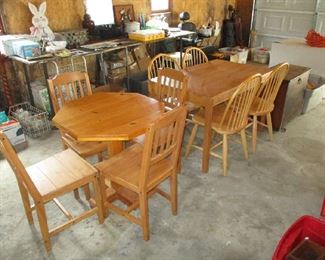 Two smaller dinette sets