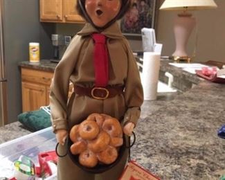 Byers choice caroler "Salvation Army Donut Girl"