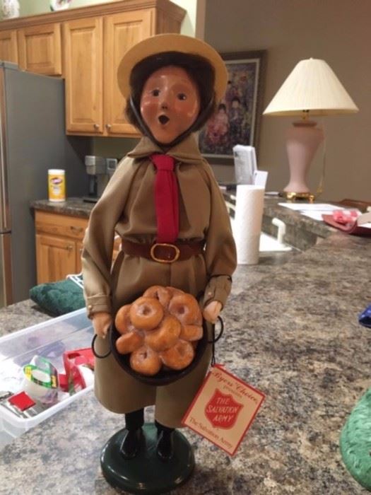 Byers choice caroler "Salvation Army Donut Girl"