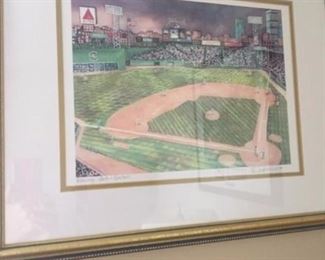 "The Green Monster" Fenway park in Boston perfect for you Boston Red Sox fans