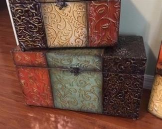 tin decor boxes