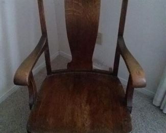 Antique Oak Chair 