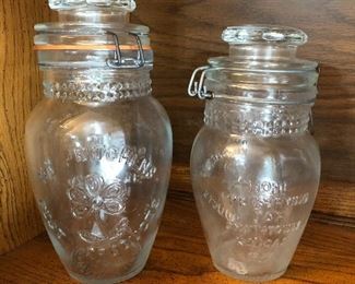 2 Replica  Antique Home preserving jars Smithtown Kansas 1882