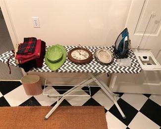 Nice iron and ironing board.