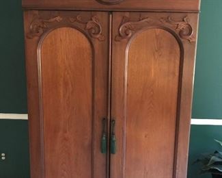 Exceptional armoire of a style and quality rarely seen.