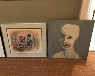 Lots of fun artwork (David Vance painting to the right).
